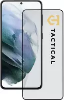 Tactical apsauginis stiklas Shield 5D skirtas Samsung Galaxy S21 su juodos spalvos krašteliu
