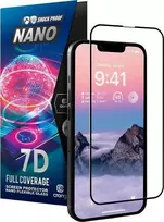 Crong 7D nano lankstus stiklas – pilnai dengianti hibridinė ekrano apsauga 9H iPhone 14 Pro