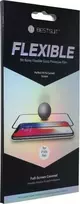LCD apsauginis stikliukas Bestsuit Flexible Hybrid Glass 5D Apple iPhone 12 Pro Max pritaikytas dėklui juodas