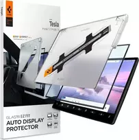 TEMPERED GLASS Spigen GLAS.TR 'EZ FIT' TESLA MODEL X 2022 / MODEL S 2021 Juodas