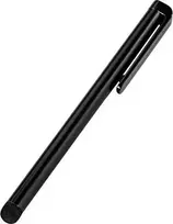 Jutiklinis rašiklis, talpinis, metalinis, skirtas iPad ir planšetiniam kompiuteriui + mikropluošto audinys, logotipas