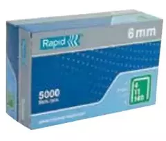 Rapid 11905711, Sąvaržų paketas, 6 mm, 5000 sąvaržų, R14, R34, R44, R64, ALU740, ALU840, ALU940, R11, R311, E-tac, ESN114, PS111, 110 mm, 37 mm