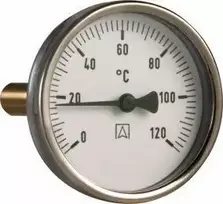 Afriso Bimetalinis termometras BiTh 80.fi80 mm, 0÷120°C, L 150 mm, G1/2'' kirvis, 2 klasė (63809)