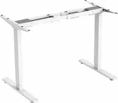 Powerton Rėmo / stalo pagrindas, reguliuojamas elektra, 500 mm tarpai, susidūrimo vengimo sistema, balta, 100 kg apkrova, Powerton