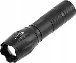 GTV LED žibintuvėlis SOS zoom, skirtas 3xAAA baterijoms 1,5 V, 5W, 300lm, 6400K, 200m, IP44, j