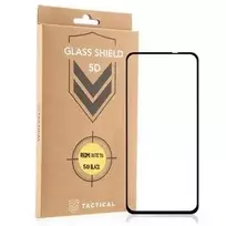 Tactical apsauginis stiklas Shield 5D skirtas Xiaomi Redmi Note 11/11s su juodos spalvos krašteliu