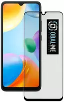 OBAL:ME 5D apsauginis stiklas telefonui Xiaomi Redmi 10C Juodas