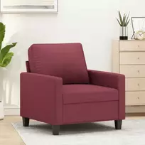 Sofa Krėslas, raudonojo vyno spalvos, 60cm, audinys
