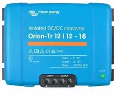 Įtampos keitiklis DC/DC 12V:12V 18A 220W Orion-Tr, galvaniškai izoliuotas, IP43, Victron Energy