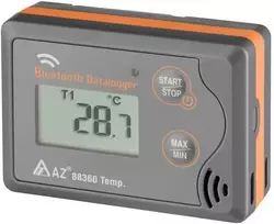 Temperatūros duomenų kaupiklis AZ 88360 su Bluetooth