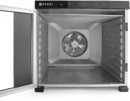 Maisto džiovintuvas Hendi, 10 padėklų, 1000 W, plieninis, vaisiams, daržovėms, grybams