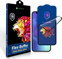 „Bestsuit Flex-Buffer Hybrid Glass 5D“ su antibakterine „Biomaster“ danga, skirtas Apple iPhone 13 mini Juodas