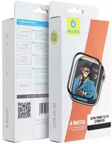 Blueo 5D Mr. Monkey Glass - skirtas Apple Watch SE / SE 2 44MM juodas (Strong HD)