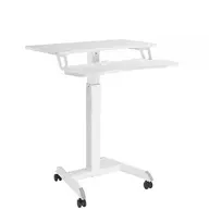 Spacetronik Buddy 03 reguliuojamas stalas ant ratukų, baltas