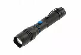 GTV LED žibintuvėlis su įmontuotu akumuliatoriumi, 2000 mAh, 8W, 800lm, 6400K, IP20, juodas