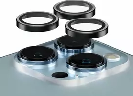 Panzer Glass „PanzerGlass“ – „Hoops“ kameros objektyvo apsauga, skirta „iPhone 13 Pro“ – „13 Pro Max“ – juoda