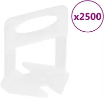 Plytelių išlyginimo spaustukai, 2500vnt., 1,5mm