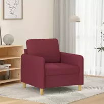 Sofa Krėslas, raudonojo vyno spalvos, 60cm, audinys