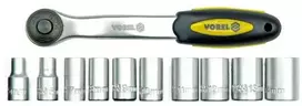 VOREL Rinkinys RAKTAI 1/2" 11 vnt.