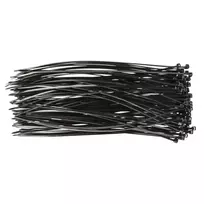 Opaski Kabelių raiščiai 2,5 x 200 mm, 100 vnt., juodi
