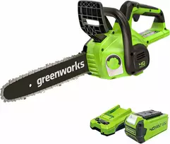 Grandininis pjūklas Greenworks G40CS30IIK2; 40 V; 1x2,0 Ah; 30 cm juosta