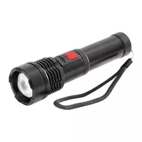 Orno Pakraunamas LED žibintuvėlis VIRONE Tactical, 12W, 800lm, pakraunamas USB, juodos spalvos
