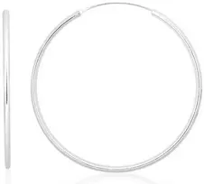 Sidabriniai auskarai –žiedai - 60 mm. - 5.2 g.