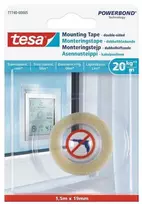 Dvipusė lipni juosta Tesa tesa, skaidri