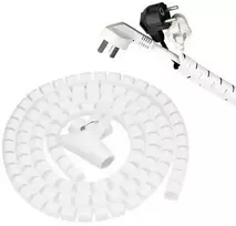 ATL Blow Organizatorius, kabelio gaubtas, 2m, baltas