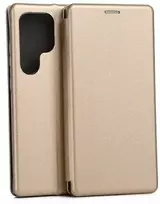 Beline Book Magnetic Samsung Galaxy S24 Ultra S928 dėklas telefonui aukso spalvos