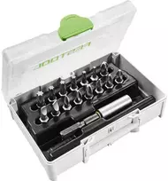 Sukimo antgalių komplektas Festool SYS3 XXS CE-MX BH 60; 15 vnt.