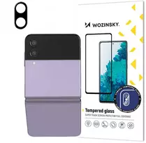 Wozinsky Grūdintas stiklas 9H na aparat kamerę Samsung Galaxy Z Flip 4 Full Camera Glass