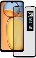 OBAL:ME 5D apsauginis stiklas telefonui Xiaomi Redmi 13C 4G/5G/Poco C65 Juodas