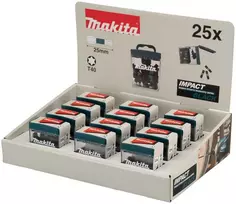 Makita Sukimo antgalis , T25X50mm, 10vnt. IMPACT Juodas E-12435