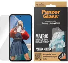 Panzer Glass PanzerGlass Matrix Ultra-Wide Fit folija su padėties nustatymo reguliatoriumi Samsung Galaxy A35 5G