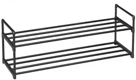 Songmics Metalinė lentyna batams 2 lentynos