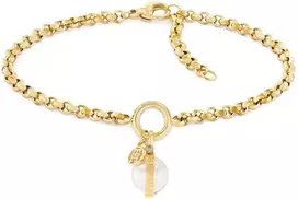 Tommy Hilfiger Fashion paauksuota perlų grandinėlė 2780765