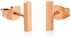 Troli Stilingi bronziniai minimalistiniai auskarai Sticks