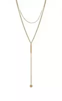 Troli Elegantiškas auksu dengtas karoliai VGX1760G/RE