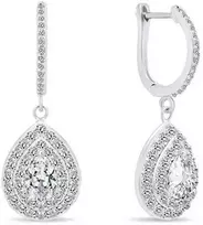Brilio Silver Brilio Sidabrinis Luxury sidabrinis auskarai su cirkoniais EA488W