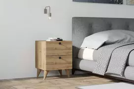 Asir Kalune Design Naktinis staliukas Kada - Walnut v2