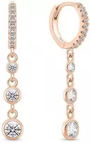 Brilio Silver Brilio Sidabrinis Sparkling bronzos auskarai su skaidriais cirkoniais EA869R