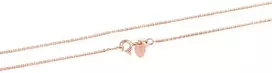 Beneto Exclusive Beneto išskirtinė paauksuota sidabrinė grandinėlė Anker AGS1286-ROSEGOLD