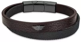 Police Policijos vyriška odinė apyrankė Hardware PEAGB2119615