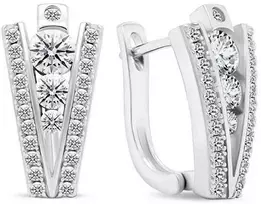 Brilio Silver Brilio Sidabrinis Sparkling sidabrinis auskarai su cirkoniais EA463W