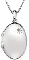 Sidabrinis pakabukas Hot Diamonds DP493 Memoirs Oval Locket