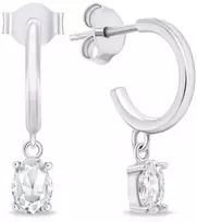 Brilio Silver Brilio Sidabrinis Timeless sidabrinis auskarai su cirkoniais EA655W