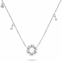 Brilio Silver Brilio Sidabrinis Beautiful sidabrinis pakabukas with zircons NCL92W