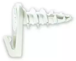 Cobra Įsukami GKP kabliai, 10,5 x 27 mm, baltos spalvos, 10 vnt.