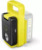 Daugiafunkcis akumuliatorinis šviestuvas Kärcher 1.445-360.0 su USB, 18 V, be akumuliatoriaus ir kroviklio